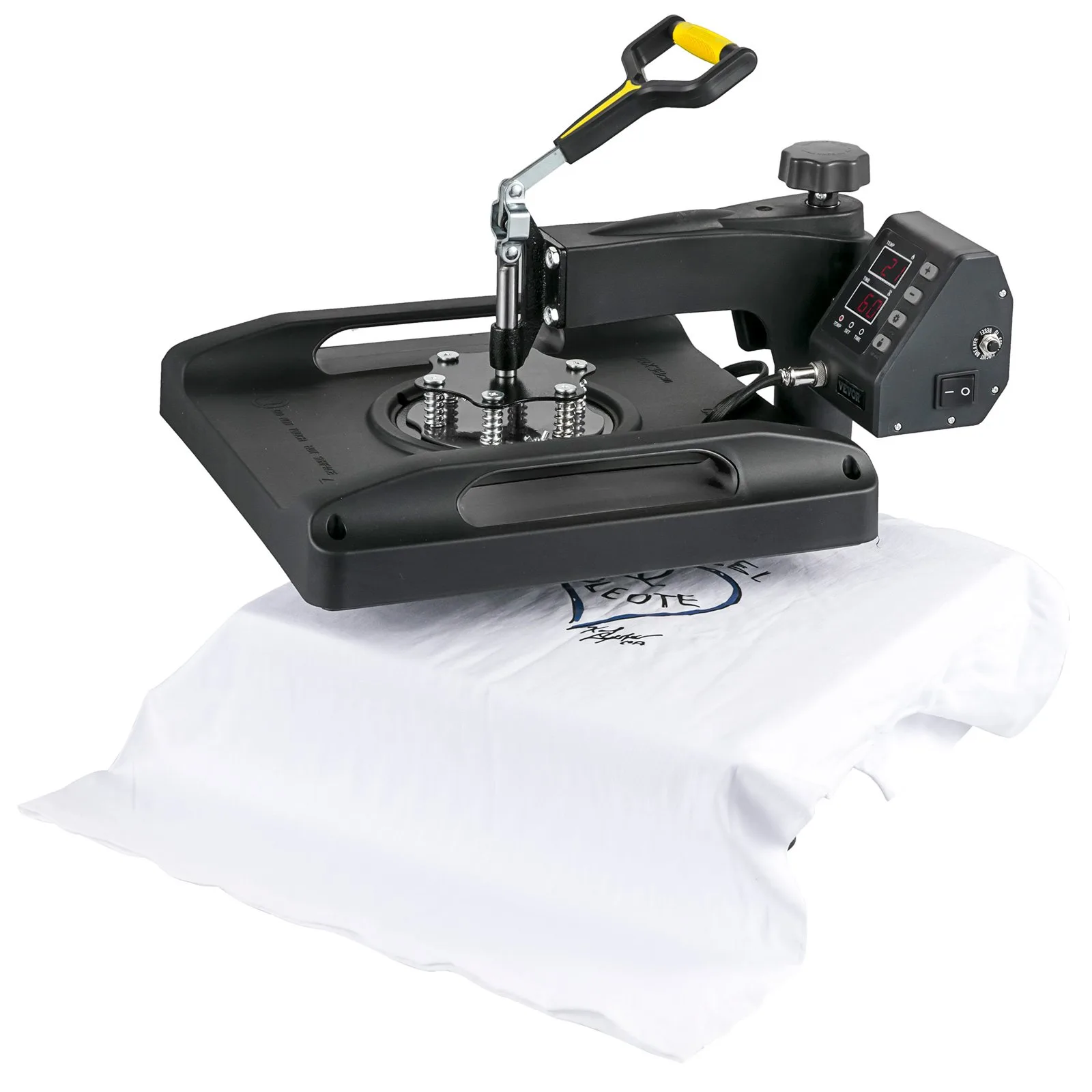 Transfert thermique sur T-shirt avec grand plateau 38x38cm