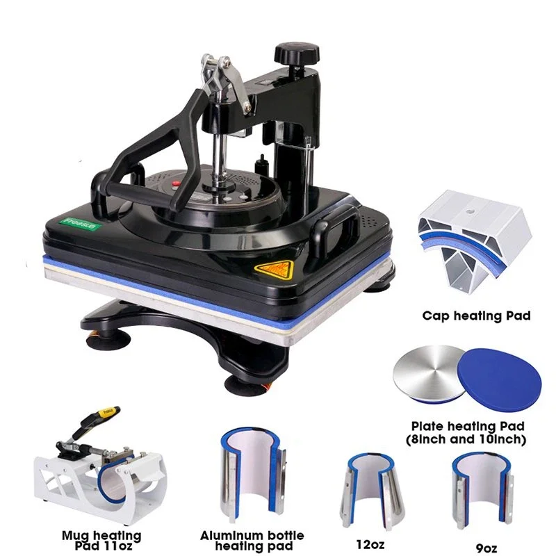 Kit 8 accessoires pour presse P8200 avec résistances mugs et assiettes