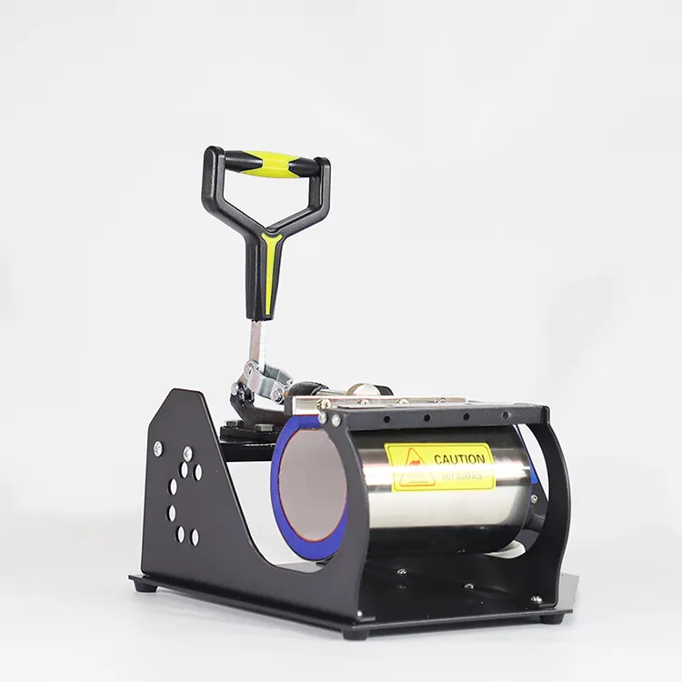 Système de levier manuel ajustable pour serrage du mug jaune