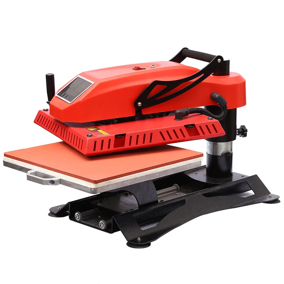 Vue du grand plateau 60x40 cm de la presse ST-380H