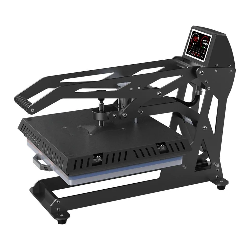 Presse à chaud industrielle ST-500 noire plateau 40x50cm