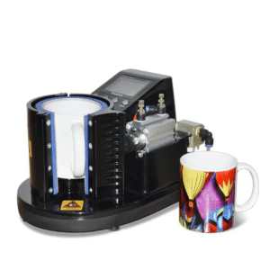 Presse à mug pneumatique automatique ST-110 noire design moderne