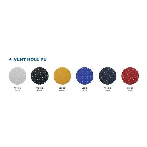 Les 6 couleurs disponibles du Flex Vent Hole (Noir, Blanc, Rouge, Bleu, etc.) pour assortir aux maillots.