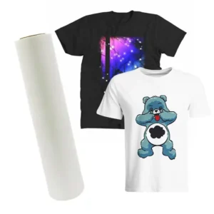 Rouleau de Flex Imprimable PU blanc mat prêt à être imprimé avec des encres eco-solvant pour transfert textile.