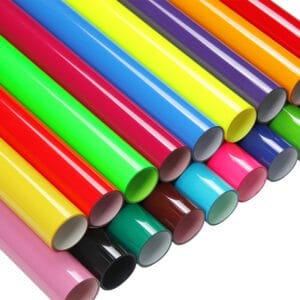 Rouleau de Flex PVC blanc origine Corée, solution économique et résistante pour le flocage textile.