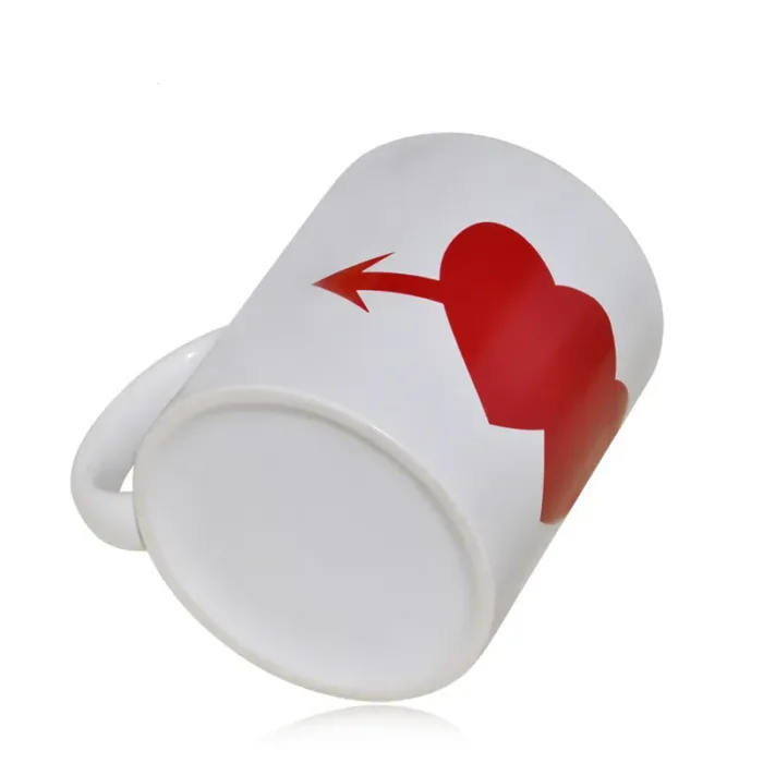 Mug à Patch Blanc en Forme de Roche M19 - Céramique Premium pour Sublimation – Image 5