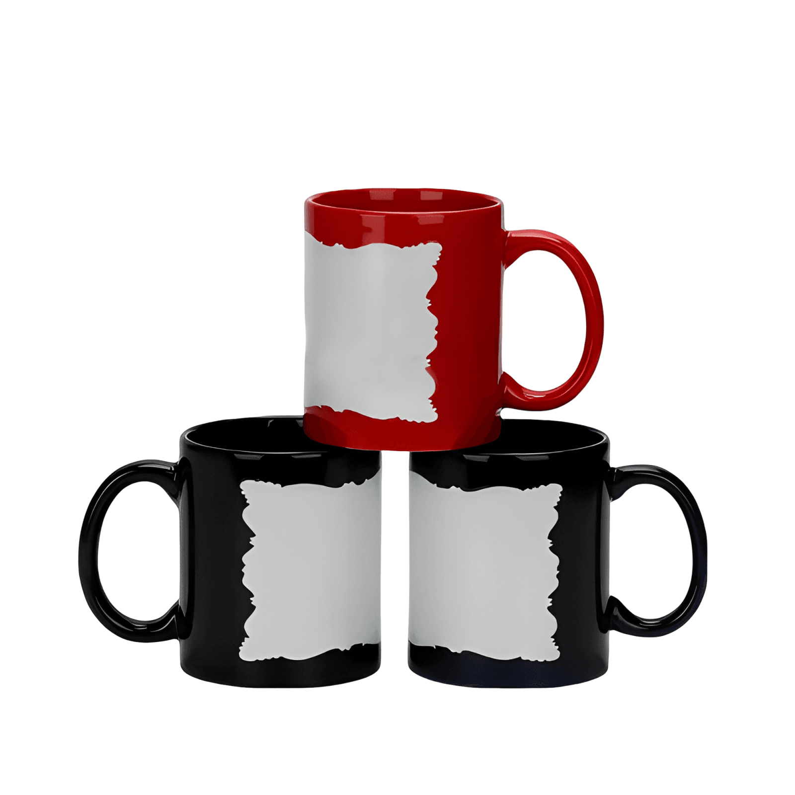 Mug M7 multicouleur avec patch blanc pour sublimation au Maroc.