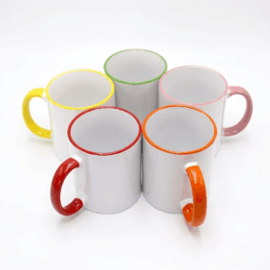 Mug blanc en céramique 330ml M25 pour impression par sublimation thermique