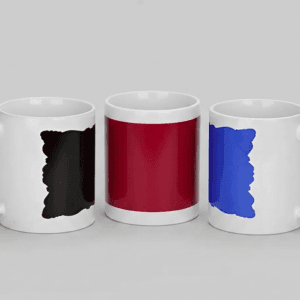 Mug magique M18 en céramique 320 ml à patch thermosensible pour sublimation